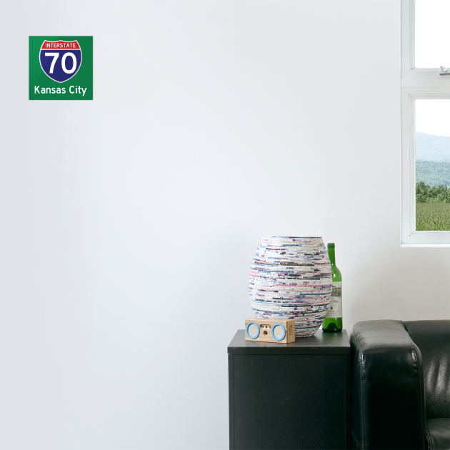 I-70 Kansas City by Litehouse Tees